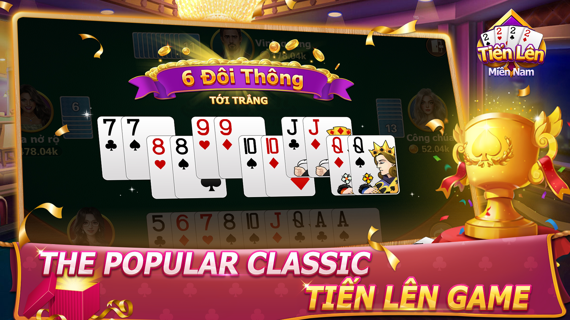Giao diện danh sách trò chơi trên ứng dụng vn88me